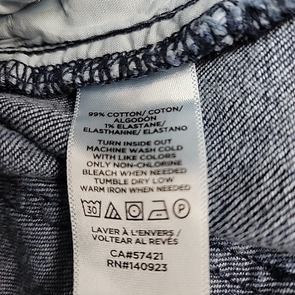 Ann Taylor Factory Petite Women's Jeans Size 12P Dark Wash Straight Slim Stretch - Picture 4 of 13